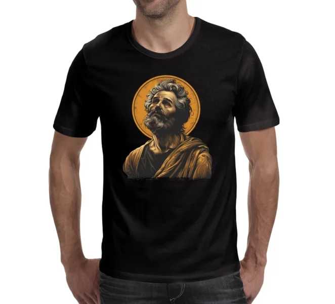 Koszulka Religijna z św. Józefem: Patronem Rodzin – Siła w Modlitwie